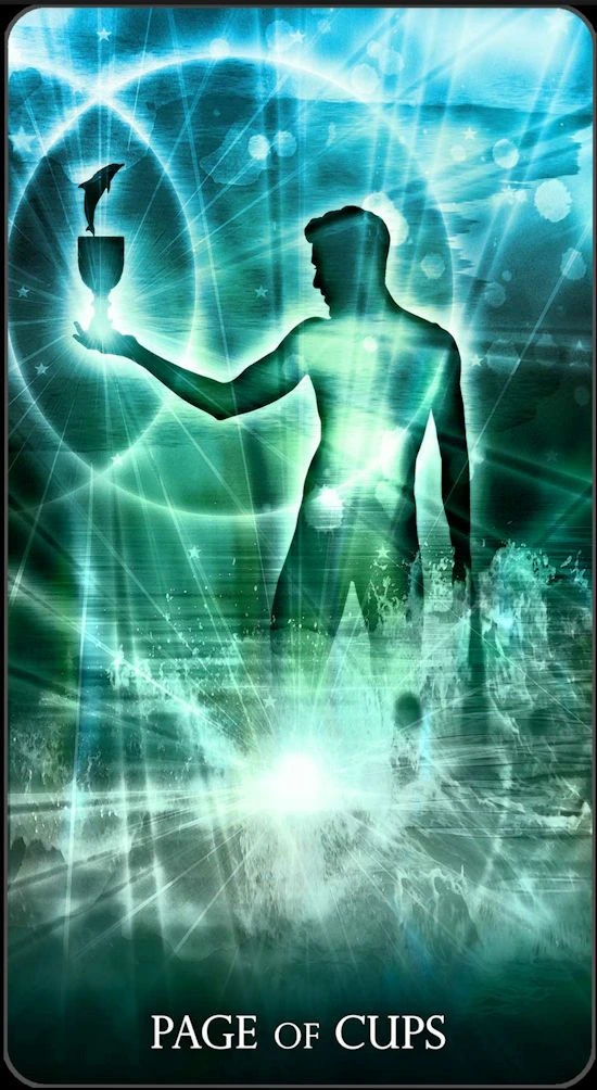 Page of Cups - Healing Light Tarot - Tarot Deck by Christopher Butler