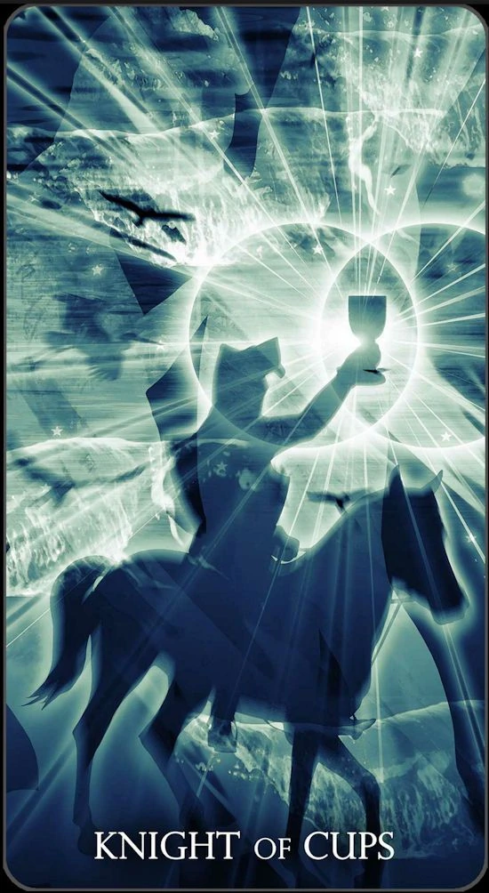 Knight of Cups - Healing Light Tarot - Tarot Deck by Christopher Butler