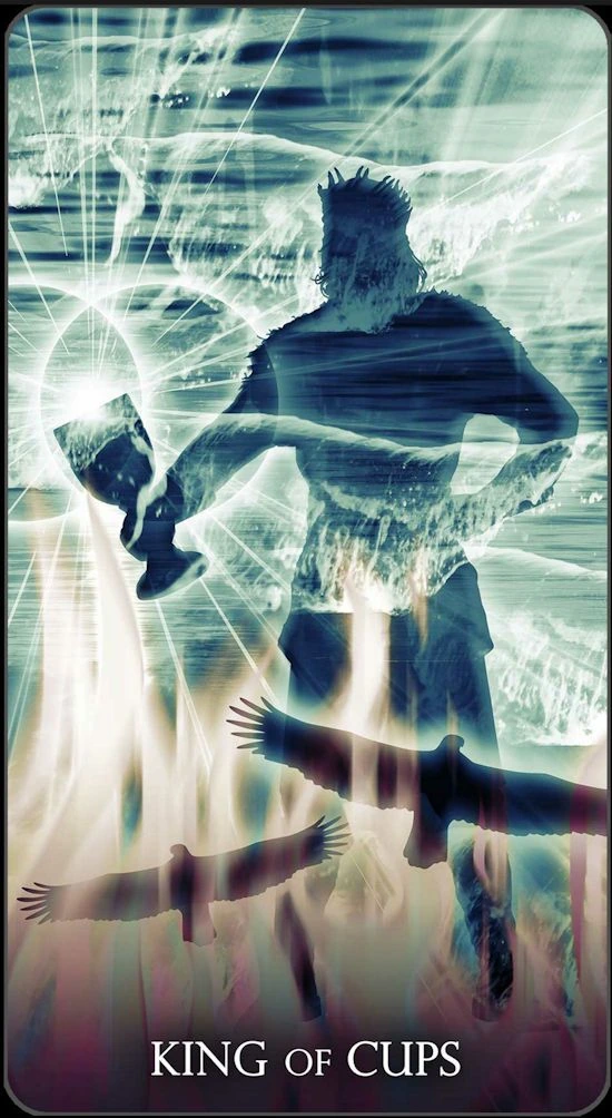 King of Cups - Healing Light Tarot - Tarot Deck by Christopher Butler