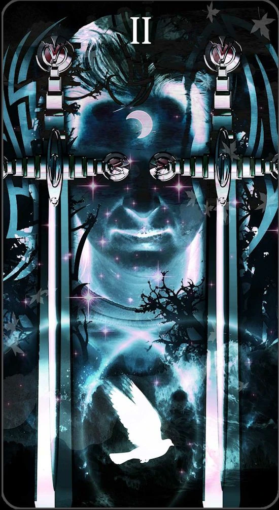 Two of Swords - Healing Light Tarot - Tarot Deck by Christopher Butler
