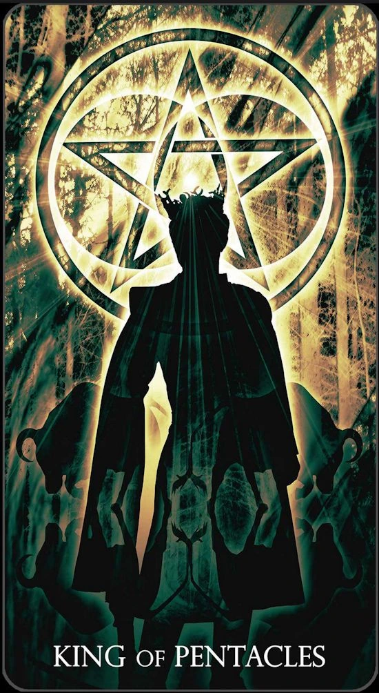 King of Pentacles - Healing Light Tarot - Tarot Deck by Christopher Butler