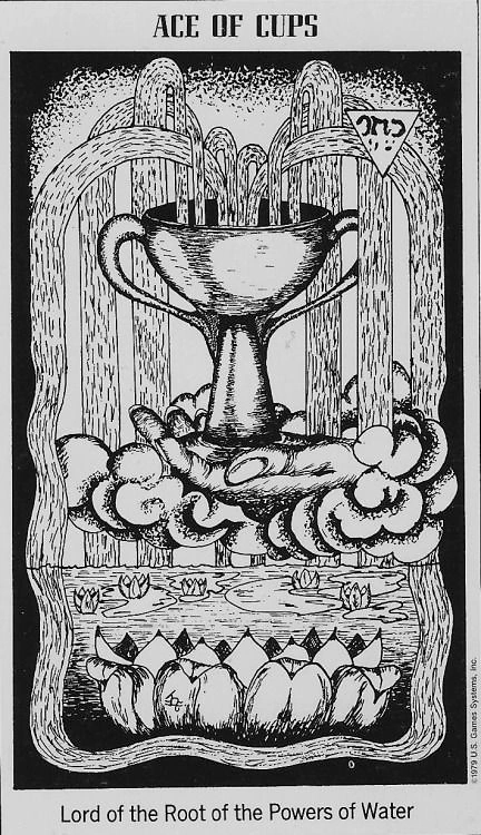 Hermetic Tarot Review 7 Ace of Cups - Hermetic Tarot - Tarot Deck by Godfrey Dowson gallery