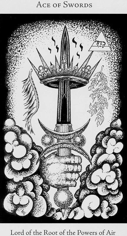 Hermetic Tarot Review 11 Ace of Swords - Hermetic Tarot - Tarot Deck by Godfrey Dowson gallery