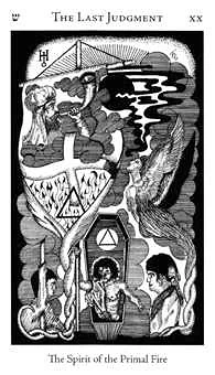 Judgement card from the Hermetic Tarot deck