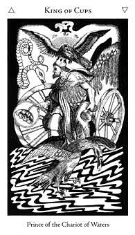 King of Cups card from the Hermetic Tarot deck