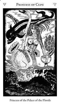 Princess of Cups card from the Hermetic Tarot deck