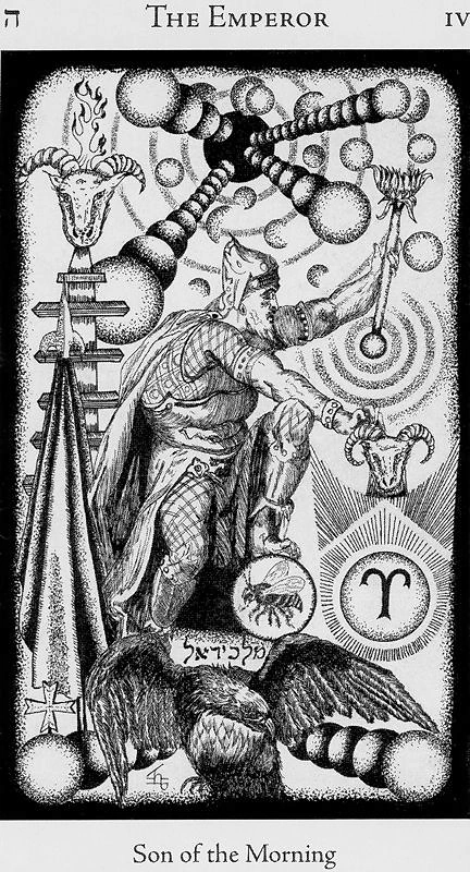 The Emperor - Hermetic Tarot - Tarot Deck by Godfrey Dowson
