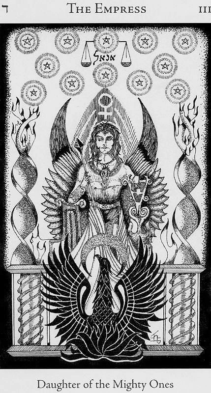 The Empress card from the Hermetic Tarot deck