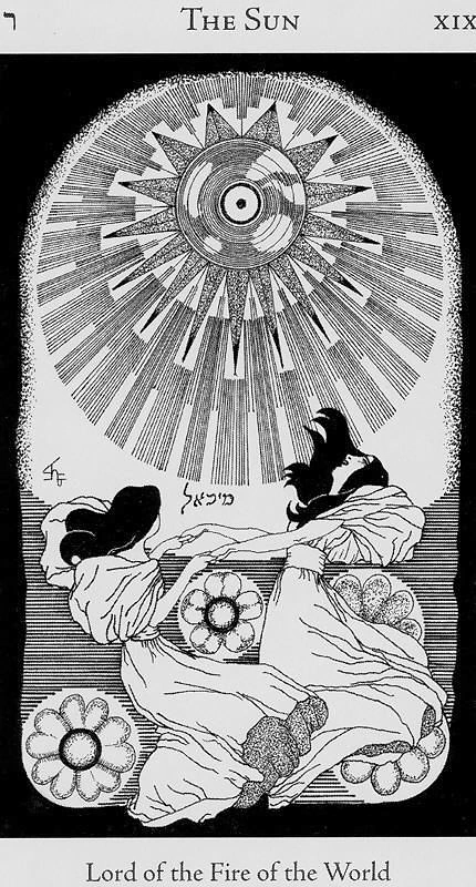 The Sun - Hermetic Tarot - Tarot Deck by Godfrey Dowson