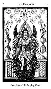 The Empress card from the Hermetic Tarot deck