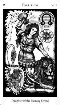 Fortitude card from the Hermetic Tarot deck