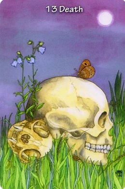 Death card from the Hezicos Tarot deck