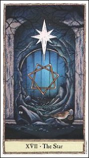 XVII - The Star - Hobbit Tarot - Tarot Deck by Peter Pracownik & Terry Donaldson