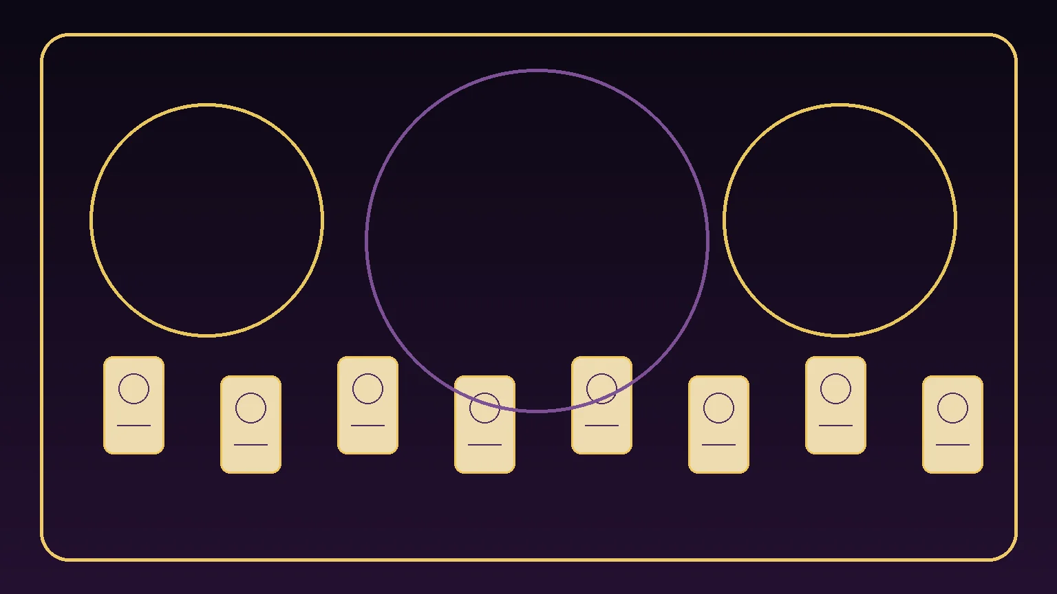 Holly Simple Tarot dark plum and gold TarotFans final image placeholder