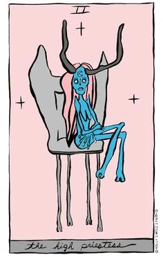 Holly Simple Tarot Card 03 card from the Holly Simple Tarot deck