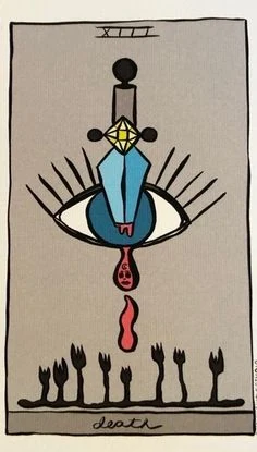 Holly Simple Tarot Card 11 card from the Holly Simple Tarot deck