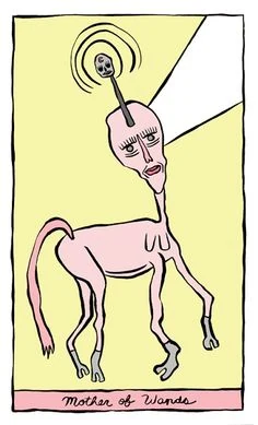 Strength card from the Holly Simple Tarot deck