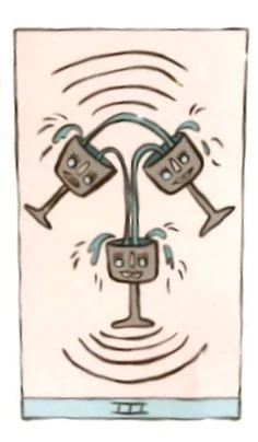 Holly Simple Tarot Card 34 card from the Holly Simple Tarot deck