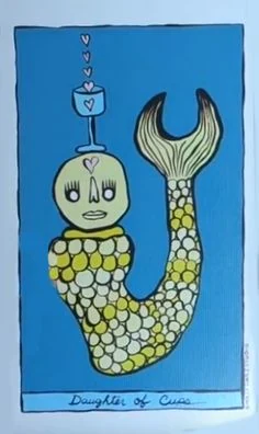 Holly Simple Tarot Card 37 card from the Holly Simple Tarot deck