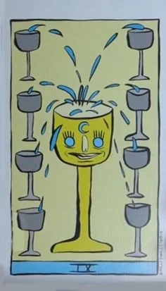 Holly Simple Tarot Card 40 card from the Holly Simple Tarot deck