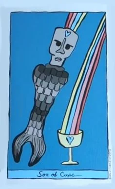 Holly Simple Tarot Card 43 card from the Holly Simple Tarot deck