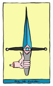 Holly Simple Tarot Review: 69 Card Gallery, Guide & FAQ 12 Ace of Swords Holly Simple Tarot