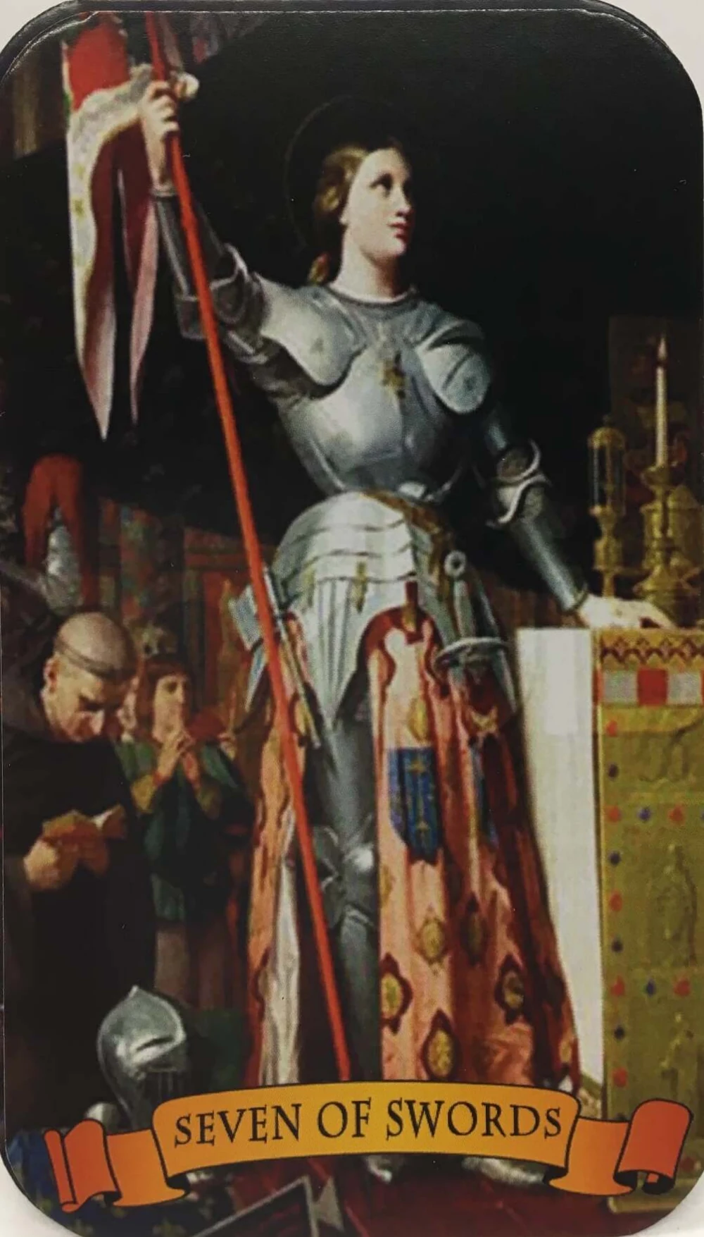 Seven of Swords from the Holy Card Tarot gallery