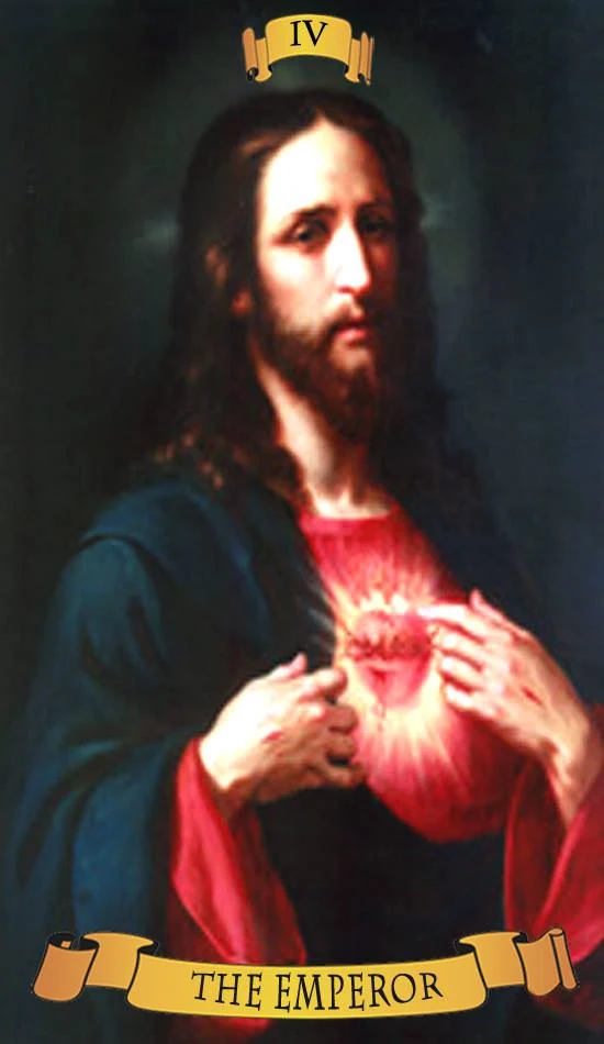 The Emperor from the Holy Card Tarot gallery