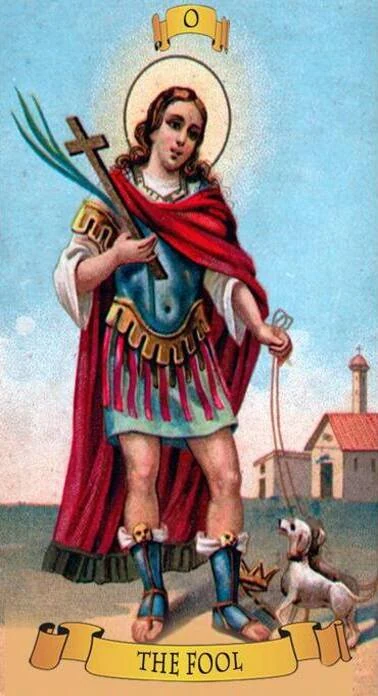 The Fool from the Holy Card Tarot gallery