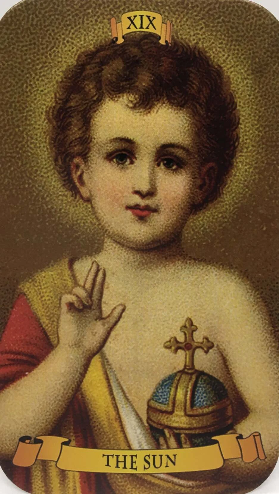 The Sun from the Holy Card Tarot gallery