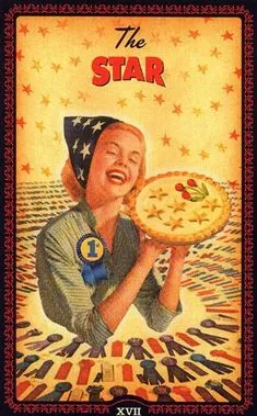 The Star card from the Housewives Tarot deck