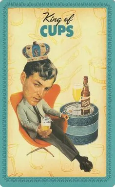 King of Cups card from the Housewives Tarot deck