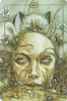 Hush Tarot Card 01 from the Hush Tarot recovered Pinterest gallery
