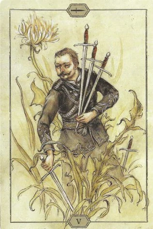 Hush Tarot Card 04 from the Hush Tarot recovered Pinterest gallery