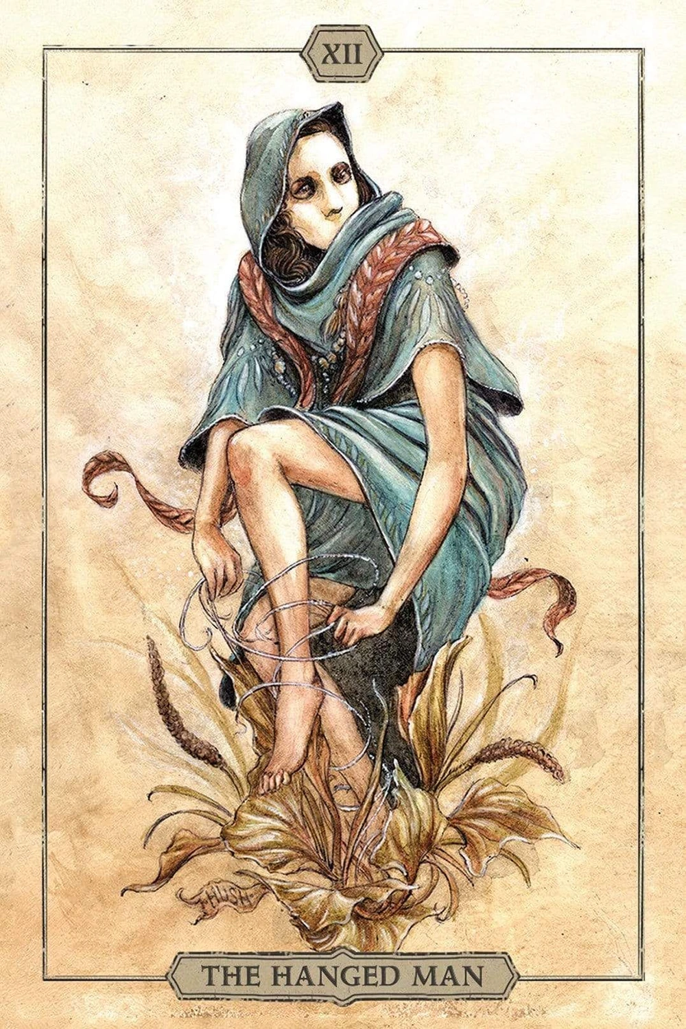 Hush Tarot Card 12 from the Hush Tarot recovered Pinterest gallery