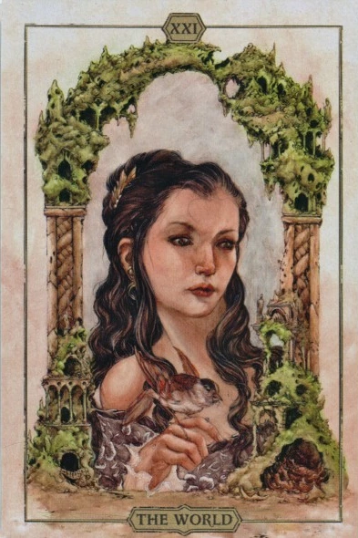 Hush Tarot Card 22 from the Hush Tarot recovered Pinterest gallery