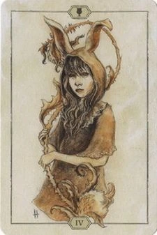 Hush Tarot Card 44 from the Hush Tarot recovered Pinterest gallery