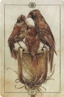 Hush Tarot Card 58 from the Hush Tarot recovered Pinterest gallery