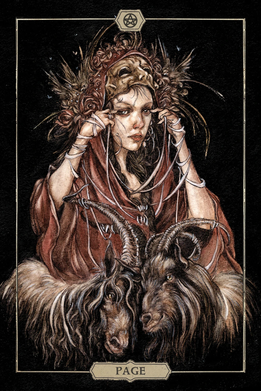 Hush Tarot Card 65 from the Hush Tarot recovered Pinterest gallery