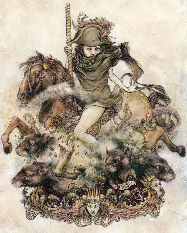 Hush Tarot Card 68 from the Hush Tarot recovered Pinterest gallery