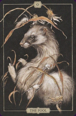 The Fool card from the Hush Tarot deck