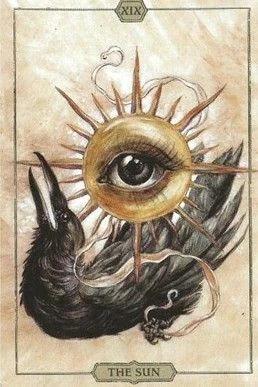 The Sun from the Hush Tarot deck