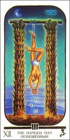The Hanged Man - Ibis Tarot - Josef Machynka - Tarot Deck Card