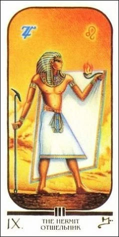The Hermit - Ibis Tarot - Josef Machynka - Tarot Deck Card