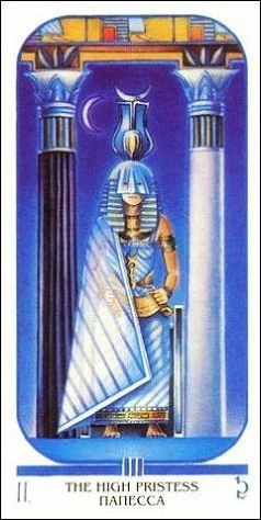 The High Priestess - Ibis Tarot - Josef Machynka - Tarot Deck Card
