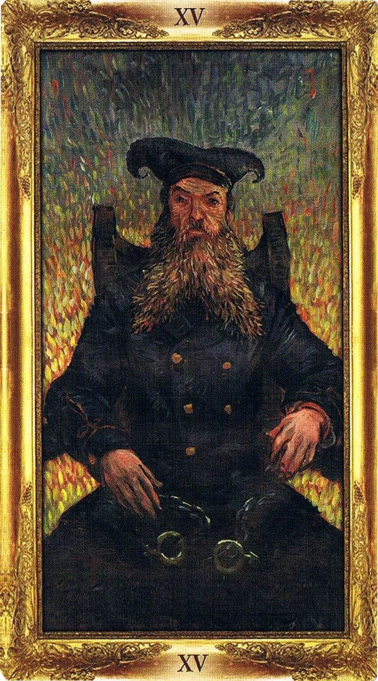 The Devil - Impressionist Tarot - Tarot Deck by Corrine Kenner, Artwork by Arturo Picca