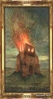 The Tower - Impressionist Tarot - Tarot Deck by Corrine Kenner, Artwork by Arturo Picca