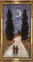 The Moon - Impressionist Tarot - Tarot Deck by Corrine Kenner, Artwork by Arturo Picca