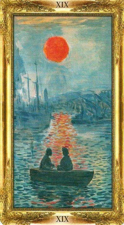 The Sun - Impressionist Tarot - Tarot Deck by Corrine Kenner, Artwork by Arturo Picca