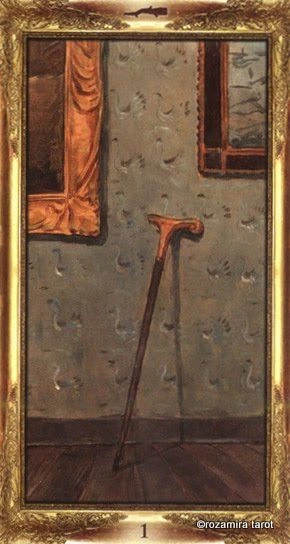 Ace of Wands - Impressionist Tarot - Tarot Deck by Corrine Kenner, Artwork by Arturo Picca